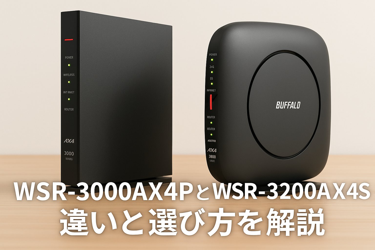 WSR‑3000AX4PとWSR‑3200AX4Sの違いと選び方を解説 - パソコン